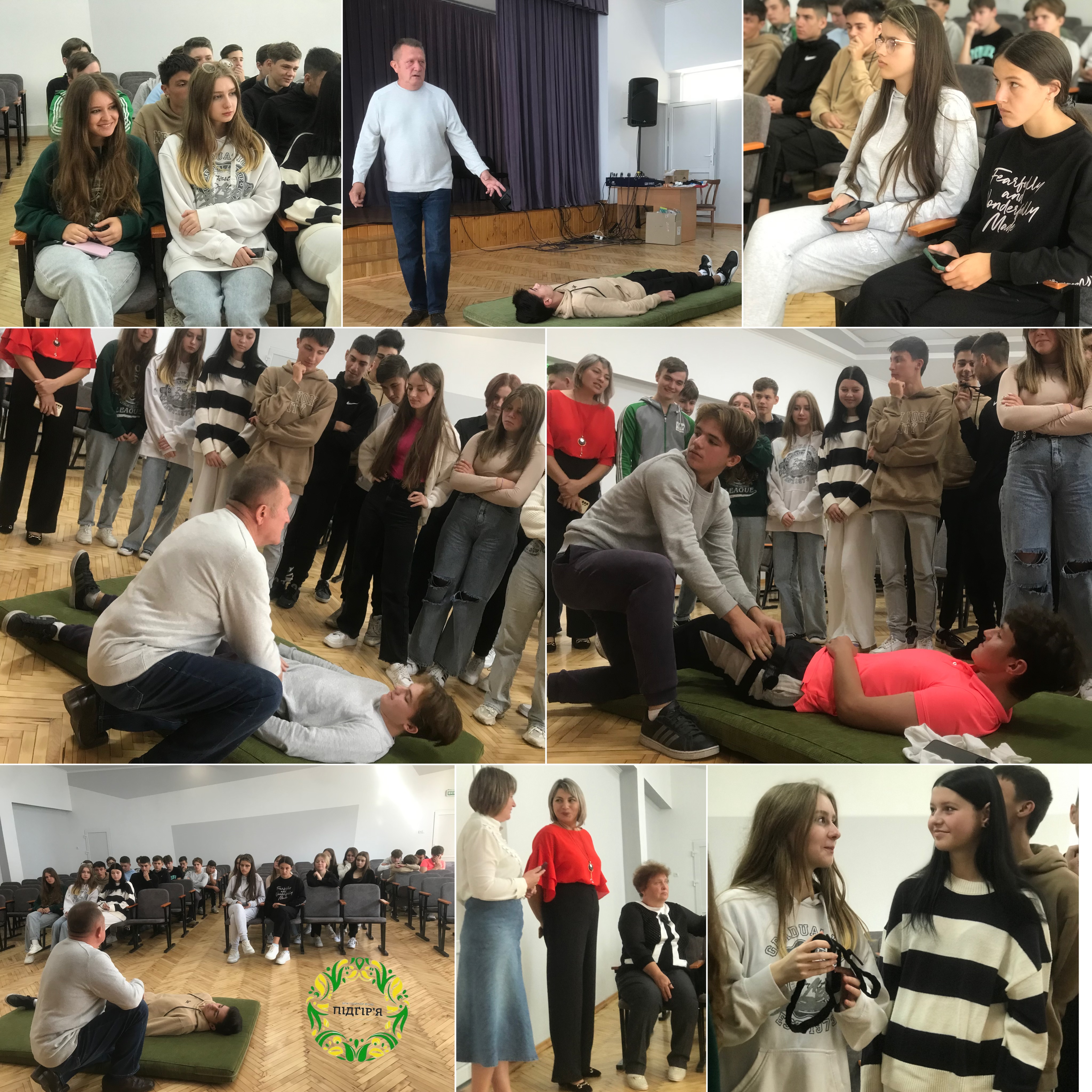 Курс тактичної медицини у Брошнів - Осадському ліцеї