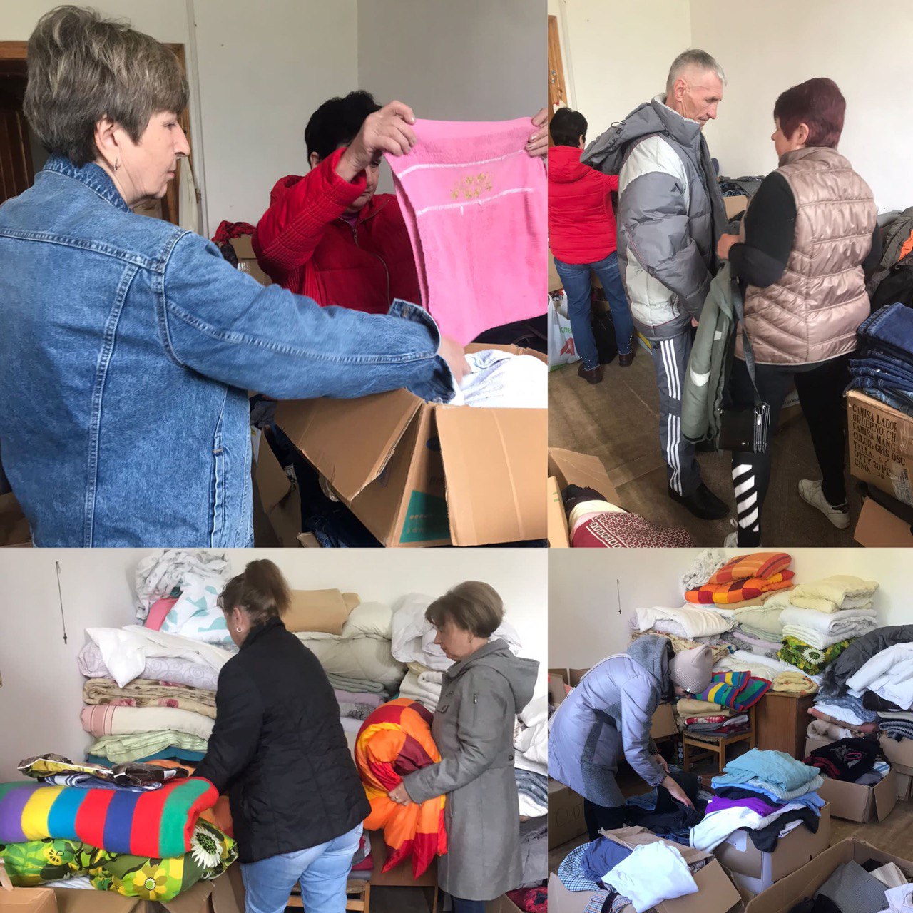 Надали речі першої необхідності для вимушено переселених людей