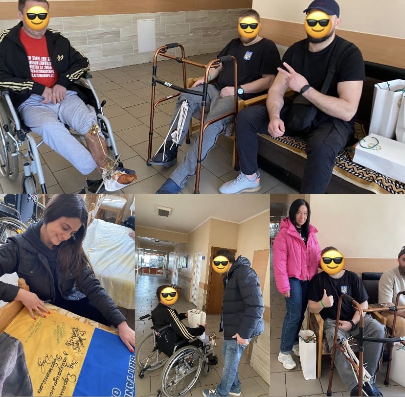 Мали за честь відвідати наших військових, які проходять лікування та реабілітацію в госпіталі 