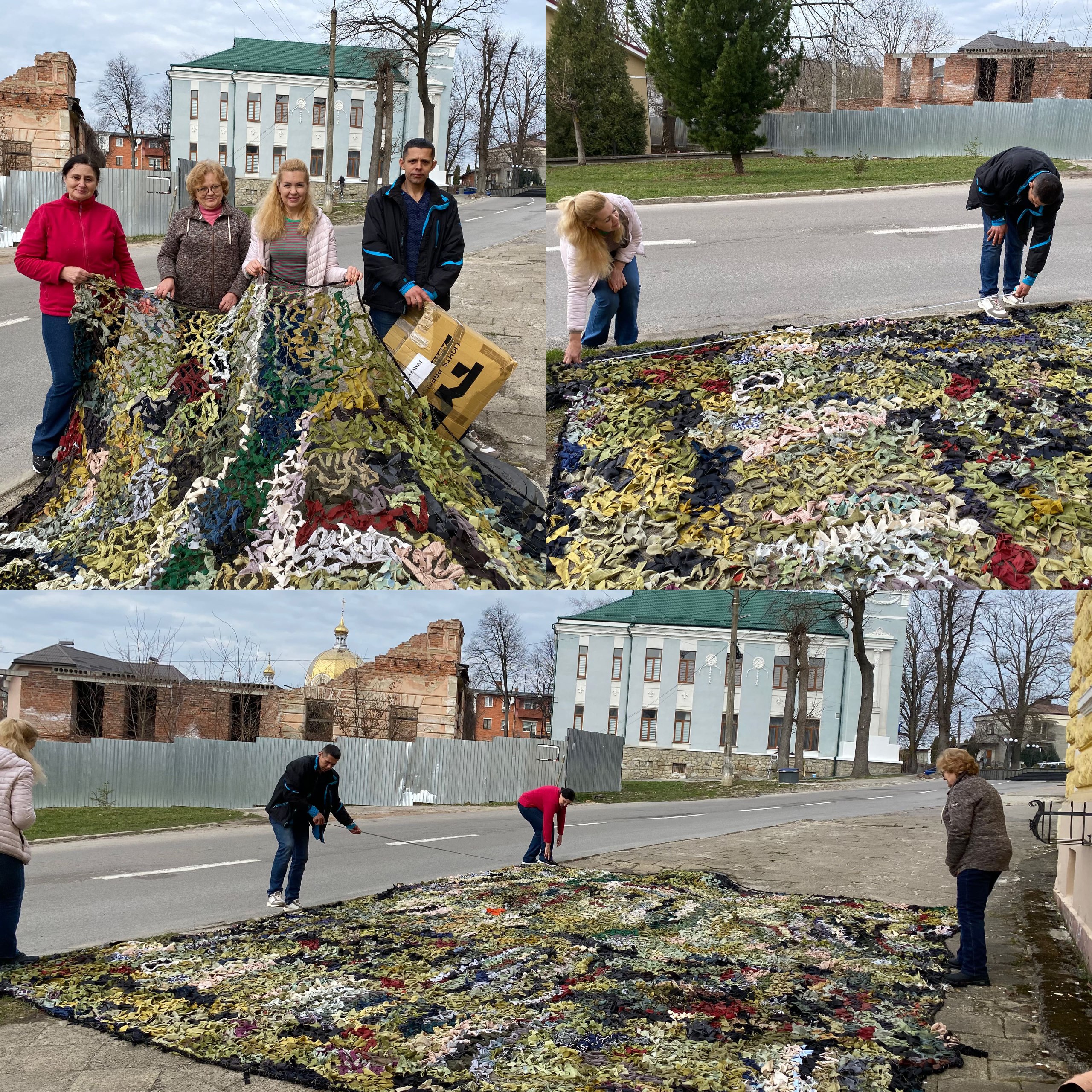 На передовій годі обійтися без маскувальних сіток!