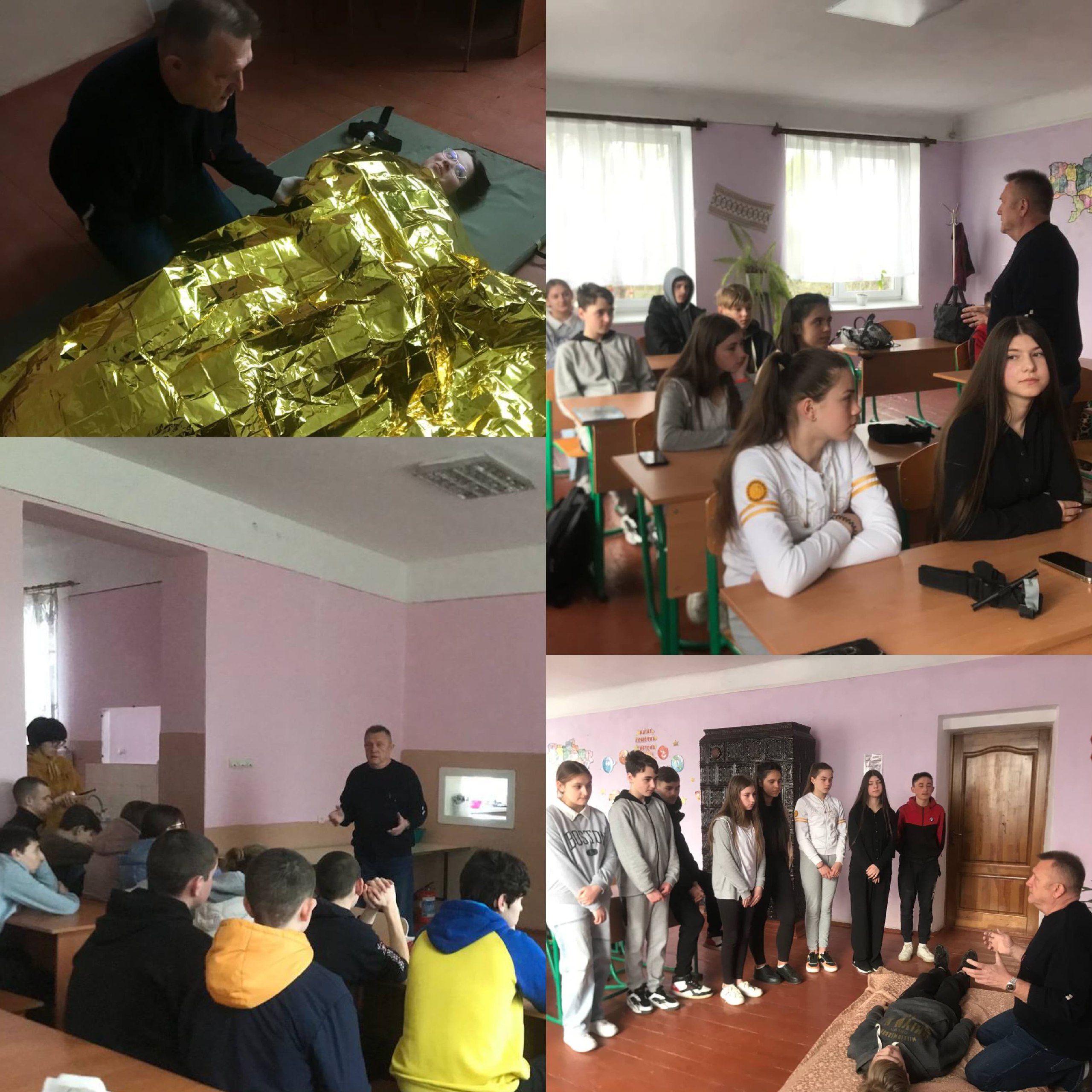 Ми продовжуємо проводити лекційні та практичні заняття з курсу тактичної медицини